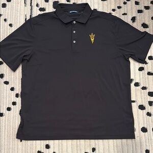 Arizona State UniversityCutter & Buck Black and Yellow Polo Shirt Classic Design